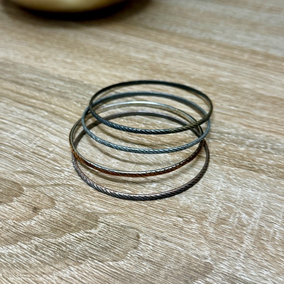 Metallic Bangles set of 4 - Picture 6 of 7